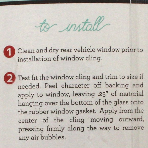 New Joy Riders Queen Passenger Car Window Cling for Driver's Side Rear Window - Picture 8 of 9